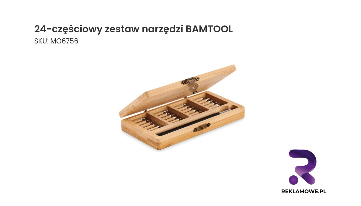 24-częściowy zestaw narzędzi BAMTOOL Zestaw narzędziowy BAMTOOL 24 części