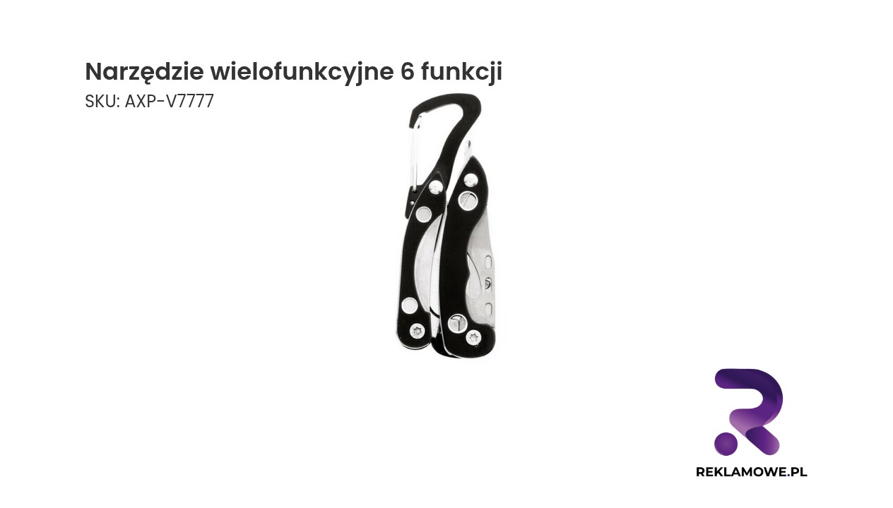 Narzędzie wielofunkcyjne, 6 funkcji Narzędzie wielofunkcyjne z sześcioma funkcjami
