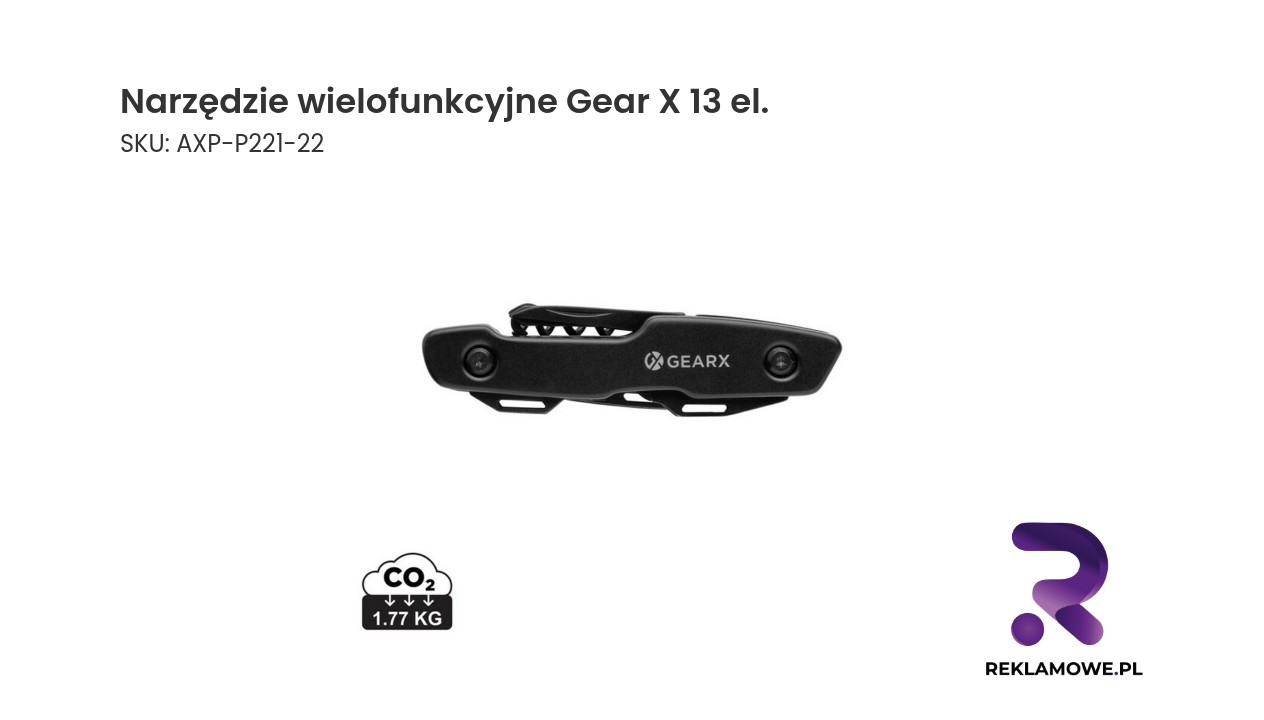 Narzędzie wielofunkcyjne Gear X 13 elementów