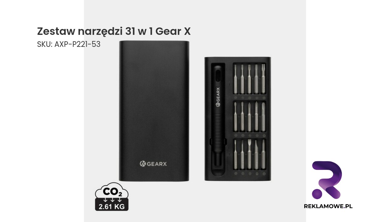 Zestaw narzędzi 31 w 1 marki Gear X
