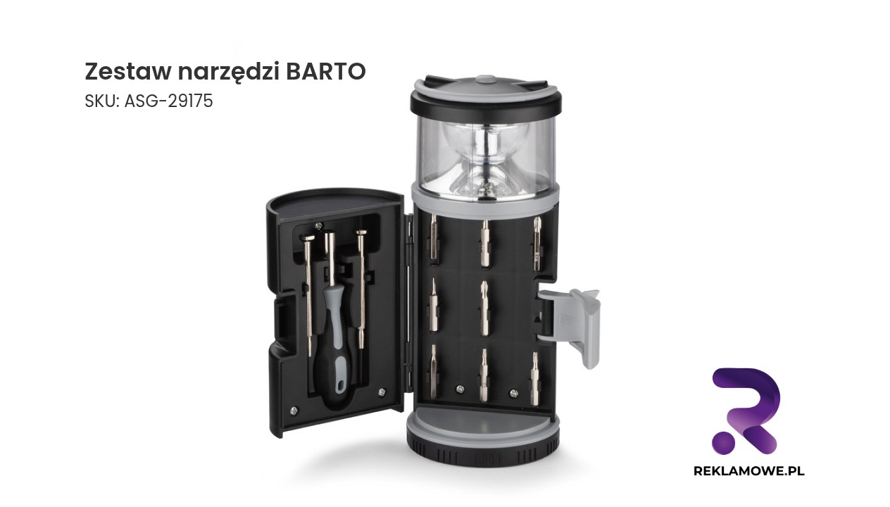 Zestaw narzędzi BARTO z kluczem i śrubokrętem