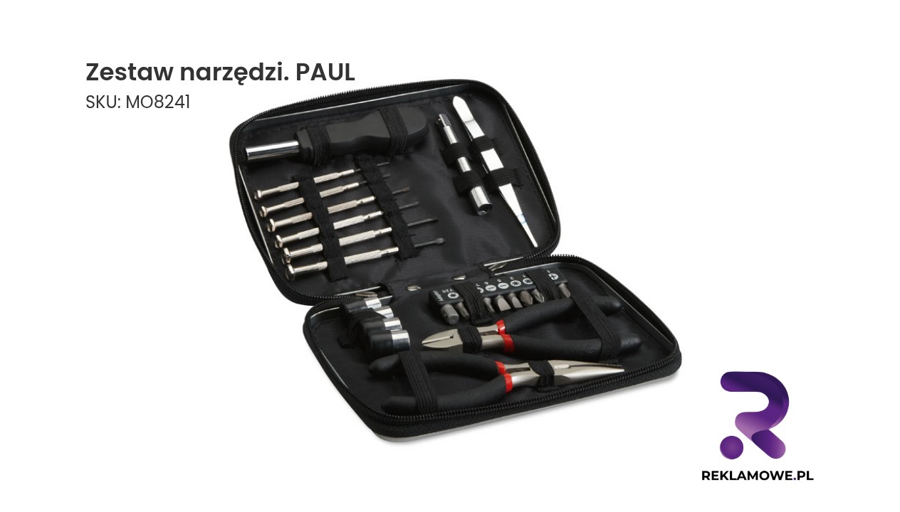 Zestaw narzędzi. PAUL Zestaw narzędzi marki PAUL