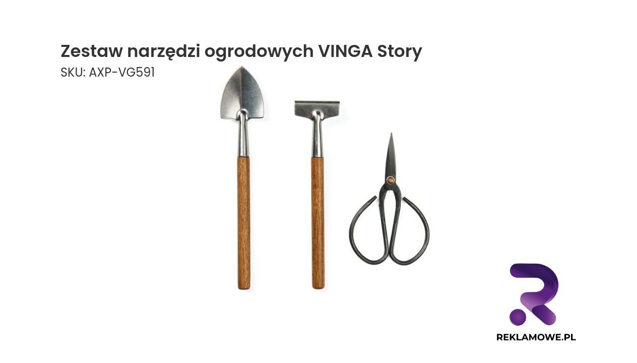 Zestaw narzędzi ogrodowych VINGA Story of Garden Pakiet narzędzi ogrodniczych VINGA Story w użyciu