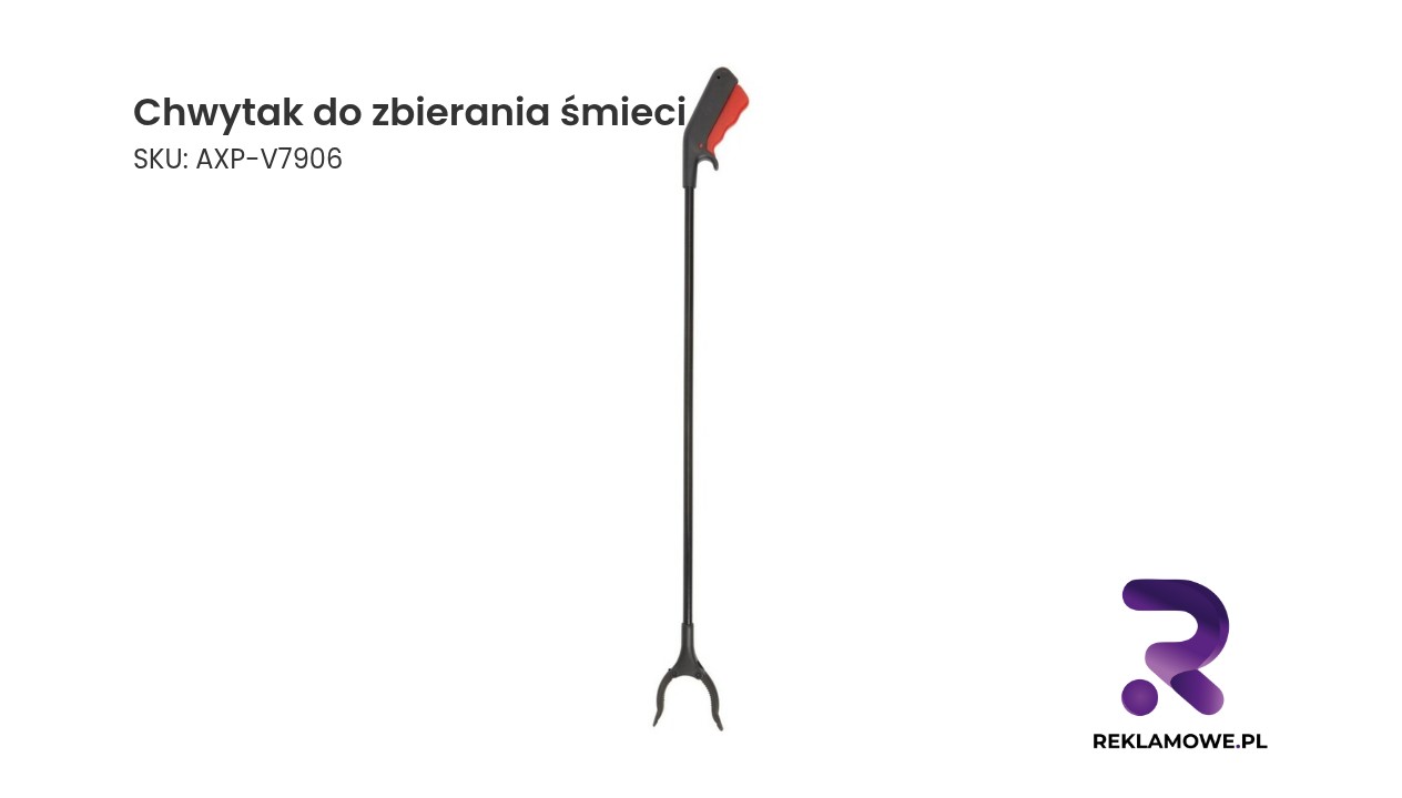 Chwytak do zbierania śmieci Chwytak do zbierania śmieci w użyciu