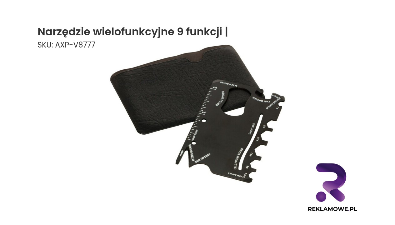 Narzędzie wielofunkcyjne z 9 funkcjami