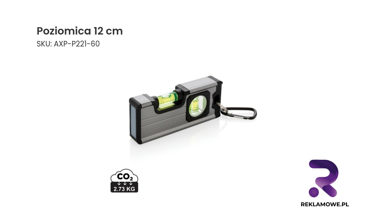 Poziomica o długości 12 cm